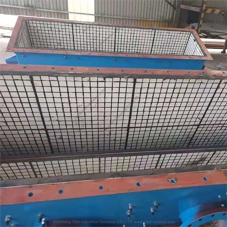 Abrasive Resistance Alumina Ceramic Composite Plate For Chute